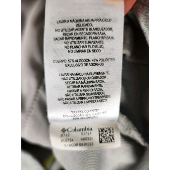 Columbia Omni Wick Womens Heather Honey III Full Zip Hoodie Medium Heather Gray - Picture 10 of 14